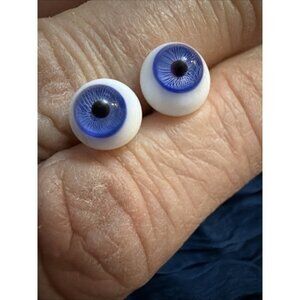 Glass Eyes Bright Blue Reborn Doll Supplies, 8 mm, Beautiful Color